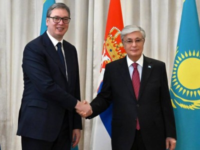
                    Касым-Жомарт Токаев провел переговоры с Александром Вучичем
                