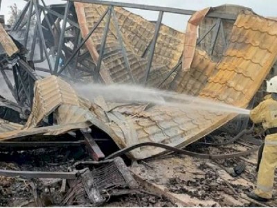 
                    Досудебное расследование начато по факту пожара на Алакольских базах отдыха
                