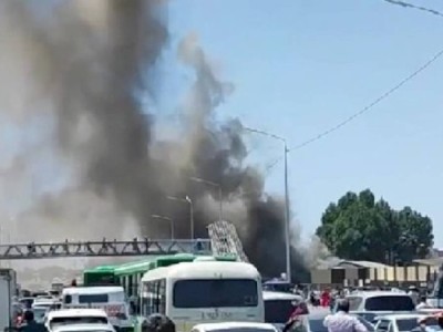 
                    На рынке «Алтын Орда» близ Алматы ликвидирован крупный пожар
                
