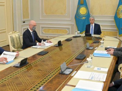 
                    Президент РК провел встречу с главой «АрселорМиттал»
                