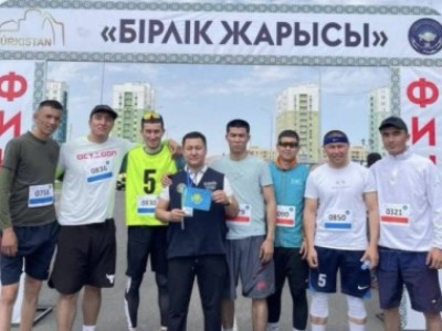 
                    Полицейские стали победителями марафона в Туркестанской области
                