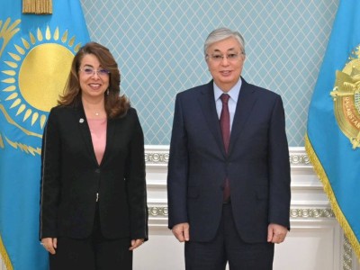 
                    Президент РК принял генерального директора отделения ООН в Вене Гаду Вали
                