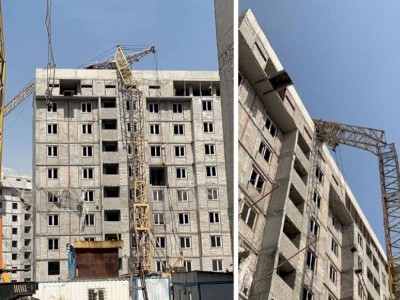 
                    В ДЧС Алматы рассказали подробности падения башенного крана
                