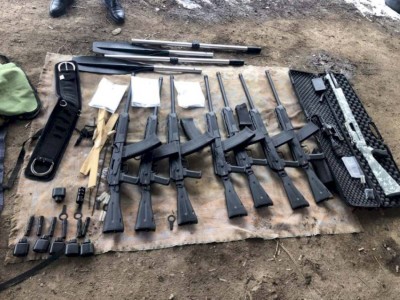 
                    Восемь единиц «Сайги» изъято полицией у жителя Алматы
                