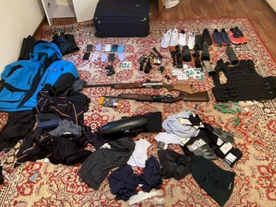 
                    Огнестрельное оружие и специнвентарь изъяты в ходе спецоперации в Алматы
                