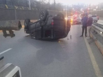 
                    Появилось видео первой в новом году крупной аварии в Алматы
                