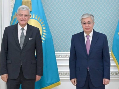 
                    Состоялась встреча Президента Казахстана с председателем Генассамблеи ООН
                