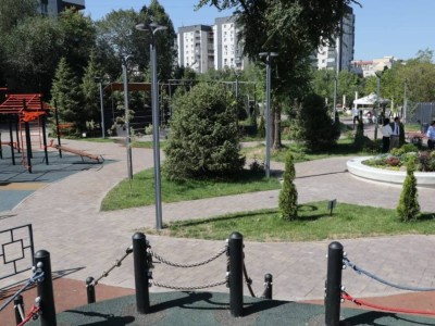 
                    В Ауэзовском районе Алматы создан новый общественный сквер
                