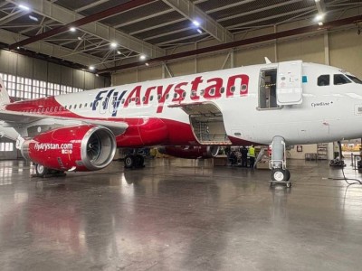
                    Парк авиакомпании «FlyArystan» пополнился новым самолетом 
                