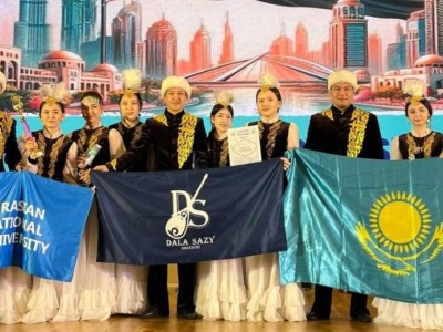 
                    Молодежь ЕНУ одержала победу на международном фестивале искусства
                