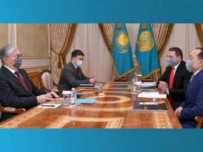 
                    Президент Казахстана принял Вячеслава Кима и Михаила Ломтадзе
                