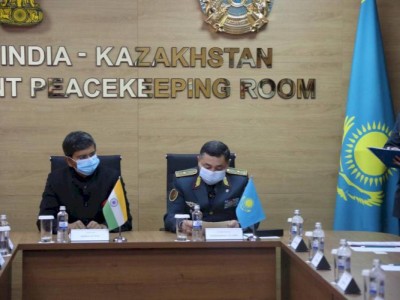
                    Казахстанско-индийский класс  миротворческой подготовки открылся в Алматы
                