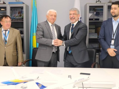 
                    Авиакомпания Air Astana и «Казаэронавигация» подписали договор о сотрудничестве 
                