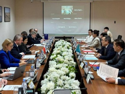 
                    Увеличился объем перевозок грузов автомобильным транспортом между Казахстаном и Польшей
                