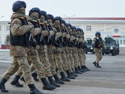 
                    80-летие Победы: началась подготовка к военному параду в Астане 
                