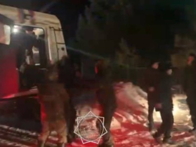 
                    Около 100 человек спасли из снежного заноса в Костанайской области 
                