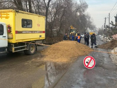 
                    Начато поэтапное подключение теплоснабжения после повреждения газопровода в Турксибском районе Алматы 
                