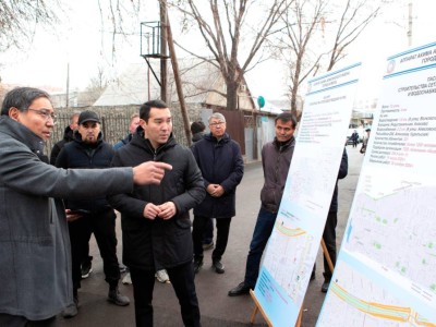 
                    Ерболат Досаев ознакомился с ходом строительства канализационных сетей в Алмалинском районе
                