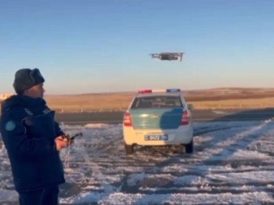 
                    Полиция Жарминского района использует дроны для обеспечения безопасности на дорогах
                