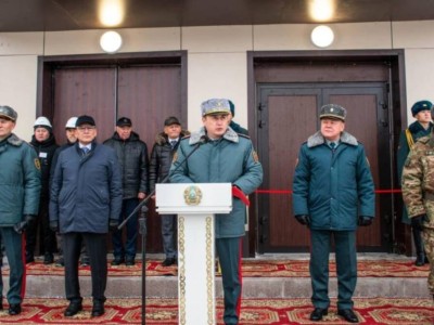 
                    Новую казарму открыли в академии Нацгвардии МВД РК
                