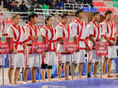 
                    В Таразе проходит чемпионат Казахстана по қазақ күресі
                