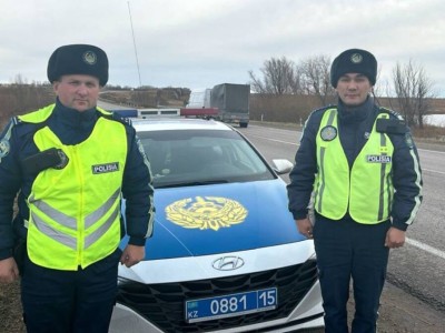 
                    Житель села в СКО поблагодарил полицейских за оперативную помощь 
                