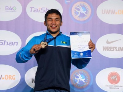 
                    Нуркожа Кайпанов стал чемпионом мира в Албании
                