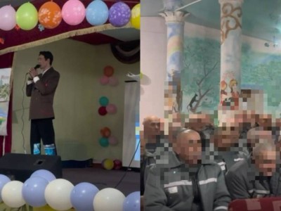 
                    Певец Мади Ахметқожа выступил в карагандинской колонии
                