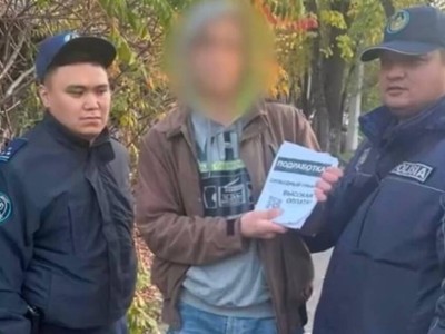 
                    В Алматы задержаны лица за размещение листовок с рекламой наркотиков
                