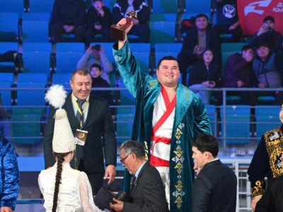 
                    Армейский спортсмен Ерасыл Кажыбаев стал победителем турнира «Қазақстан барысы»
                