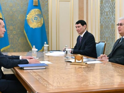 
                    Токаев принял Санжара Жаркешова
                