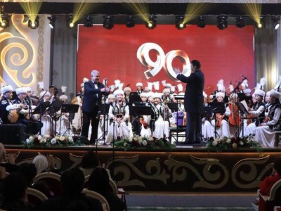 
                    В Алматы на международном уровне отметили 90-летие оркестра Курмангазы 
                