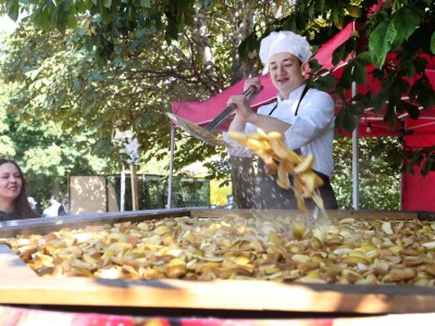 
                    В День города в рамках Apple Fest сварено 1,7 тыс. литров яблочного компота
                