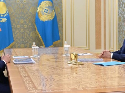 
                    Глава государства принял Марата Ахметжанова
                
