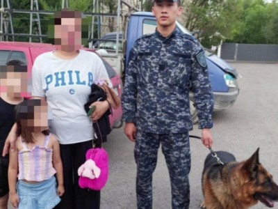 
                    Немецкая овчарка нашла потерявшихся детей в Астане
                