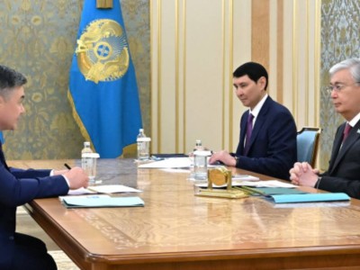
                    Токаев принял председателя Национального банка Тимура Сулейменова
                