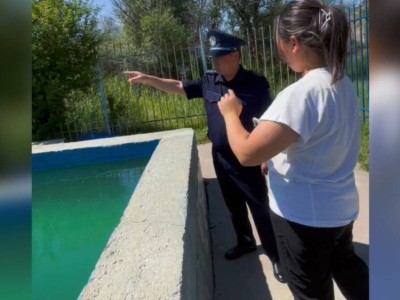 
                    Начальники жамбылской полиции проверяют детские лагеря 
                
