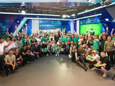 
                    Касым-Жомарт Токаев поздравил коллектив Almaty TV с 25-летием телеканала
                