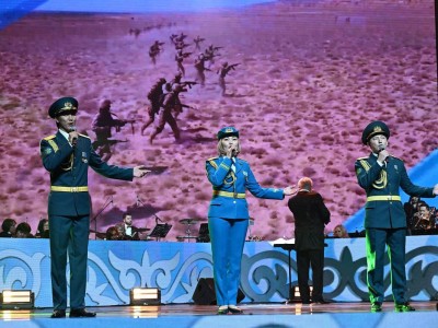 
                    В Алматы прошел концерт, посвященный Дню защитника Отечества
                