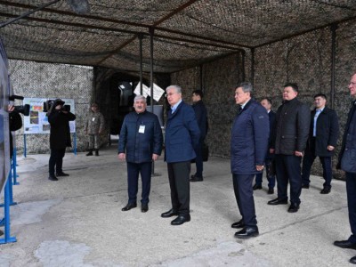 
                    Токаев осмотрел Петропавловский гидроузел
                