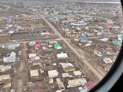 
                    Большая вода идет из России в Западный Казахстан
                