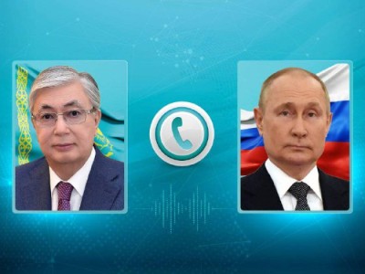 
                    Токаев поздравил Путина
                