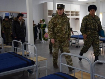 
                    Модульные казармы Национальной гвардии открыли в Павлодаре
                