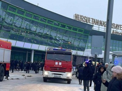 
                    Пожар произошел в аэропорту Астаны
                