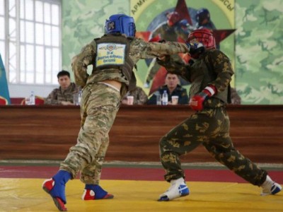 
                    Десантники сразились на чемпионате по армейскому рукопашному бою
                
