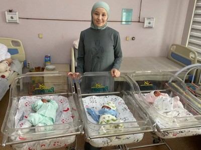
                    Первая тройня в этом году родилась в Алматы
                