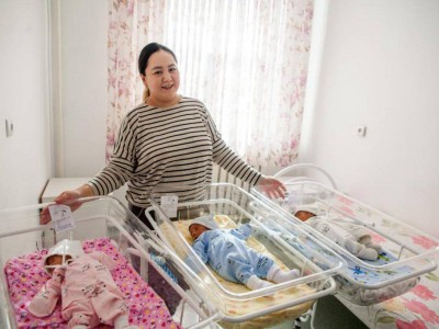 
                    Первые тройняшки родились в Жетысу
                