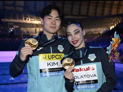 
                    Золото выиграли казахстанцы на чемпионате мира по водным видам спорта
                