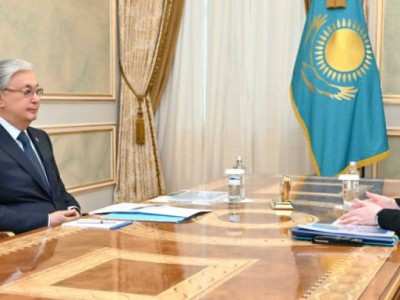 
                    Токаев принял главу Высшей аудиторской палаты
                