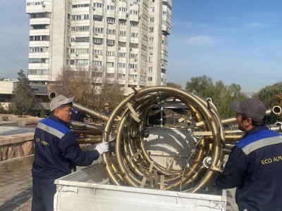 
                    В Алматы завершены работы по консервации фонтанов
                